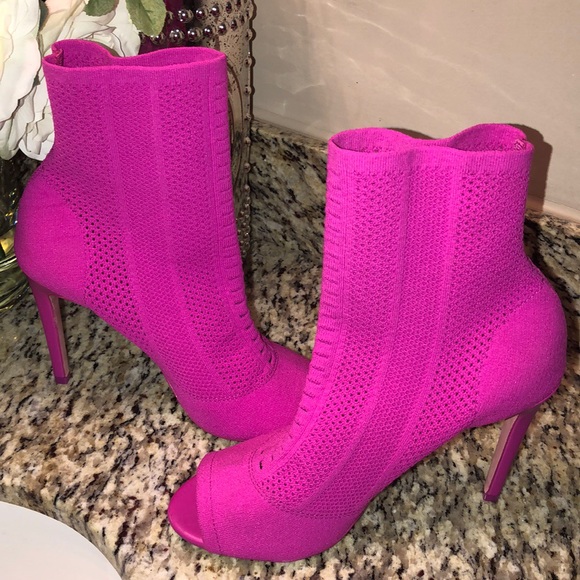 Aldo Shoes - ALDO Women's Keshaa Peep-Toe Knit Bootie